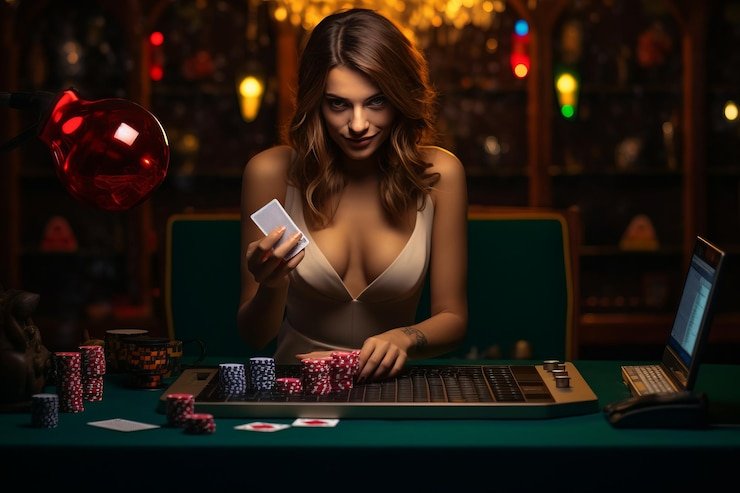 Live dealer studio alongside slot games